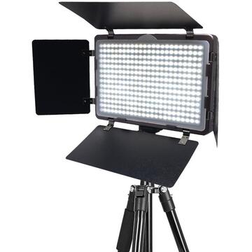 Lampa foto-video LE-340A cu 336 LED-uri, CRI 95 cu temperatura de culoare 5500K