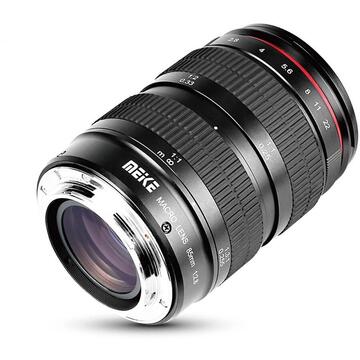 Obiectiv foto DSLR Obiectiv Telefoto manual Meike 85mm F2.8 Macro pentru Canon EF-M mount