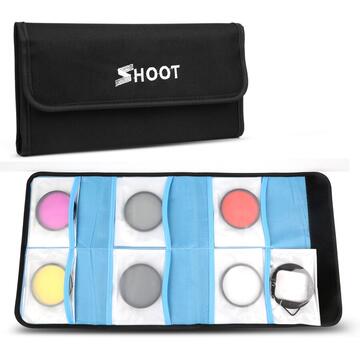 Shoot Set 6 in 1 filtre 58mm  si inel adaptor obiectiv pentru GoPro Hero 5 GoPro Hero 6 GoPro Hero 7 GP422