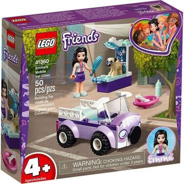 LEGO Friends - Clinica veterinara mobila a Emmei 41360, 50 piese