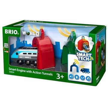 BRIO Smart Engine with Action tunnels (33834)