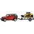 Bruder Professional Series JEEP Wrangler Unlimited Rubicon with one axle trailer and Cat skid steer loader - 02925