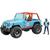 Bruder Professional Series Jeep Cross country Racer blue with driver - 02541