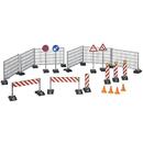 BRUDER equipment: Fences, pylons, shieldsr - 62007