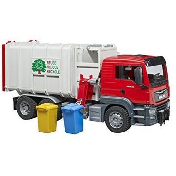 BRUDER MAN TGS side loader garbage truck - 03761
