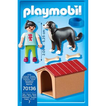 Playmobil Farm dog with hut - 70136