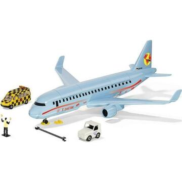 SIKU WORLD airliner toy vehicle (light blue, with accessories)