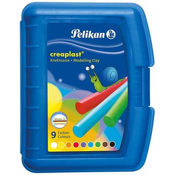 Pelikan plasticine Creaplast box 9 colored