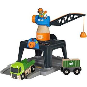 BRIO Smart Tech Large Containerverladestation, construction toys