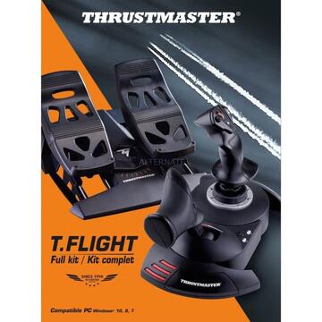 Thrustmaster T.Flight Full Kit Set (black, T.Flight Hotas X + T.Flight TFRP Rudder Pedals)
