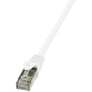 LogiLink Patch Cable Cat.6 F/UTP  0,25m white, EconLine "CP2011S"