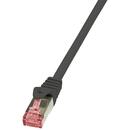 LogiLink Patch Cable Cat.6 S/FTP black  5,00m, PrimeLine "CQ2073S"