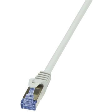 LogiLink Patch Cable Cat.7 10G S/FTP, conector Cat.6A, GREY 15m