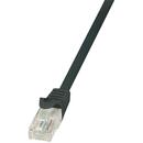 LogiLink Patch Cable Cat.6 U/UTP black  3,00m EconLine "CP2063U"