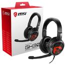 Casti MSI Immerse GH30 Headset Head-band Black,Red