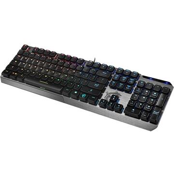 Tastatura MSI Vigor GK50 keyboard USB QWERTY US English Black,Metallic