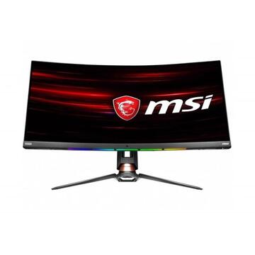Monitor LED MSI Optix MPG341CQR LED display 86.4 cm (34") 3440 x 1440 pixels UltraWide Quad HD LCD Curved Matt Black