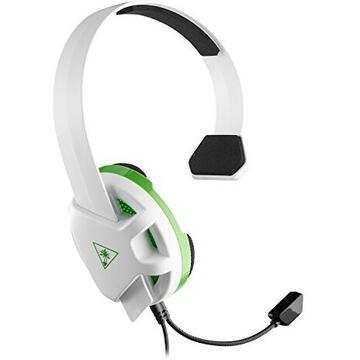 Casti Turtle Beach Recon Chat Headset (white / blue, Playstation 4)