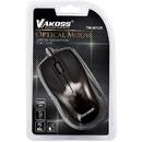 Mouse Vakoss TM-481UK mouse USB Optical 1200 DPI