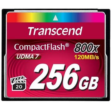 Card memorie Transcend CF 256GB 60/120 CF800X TRC