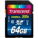 Card memorie Transcend SD 64GB 35/45 Cl.10SDHC UHSI Prem