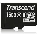 Card memorie Transcend microSDHC Card 16GB Memory Card (Class 4)