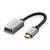 Adapter UGREEN 30646 (USB type C - USB 2.0 ; 0,10m; black and silver color)