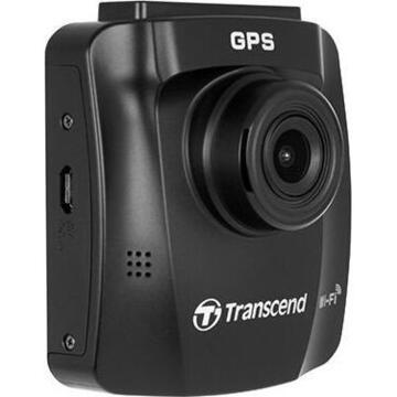 Camera video auto Transcend DrivePro 230Q Data Privacy, dashcam (black, suction cup)