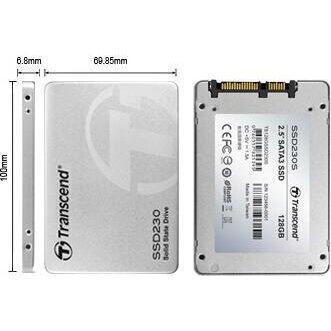 SSD Transcend  SSD230S 1 TB, silver, SATA 6 GB / s, 2.5 "