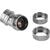 Thermaltake Pacific G1/4 PETG Tube 45-Degree Dual Compression, Adapter - Silver - 16mm OD