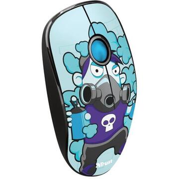 Mouse Trust Sketch Silent Click, USB Wireless, Blue