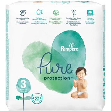 Scutece Pampers Pure 3 Carry Pack 22 buc