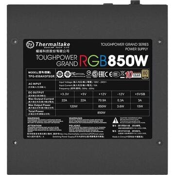 Sursa Thermaltake Toughpower Grand RGB 850W Gold