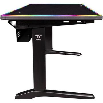Thermaltake Tt Level 20 RGB Battlestation Gaming Desk, gaming table (black)
