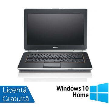 Laptop Refurbished Laptop DELL Latitude E6420, Intel Core i7-2640M 2.50GHz, 4GB DDR3, 320GB SATA, DVD-RW, 14 Inch + Windows 10 Home