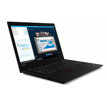 Notebook Lenovo ThinkPad L490, FHD IPS, Procesor Intel® Core™ i5-8265U (6M Cache, up to 3.90 GHz), 8GB DDR4, 512GB SSD, GMA UHD 620, Win 10 Pro, Black