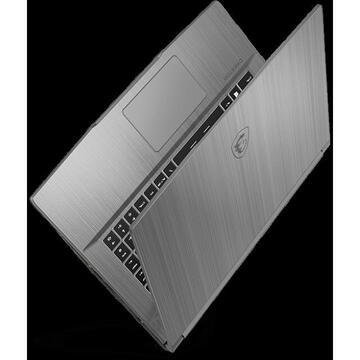 Notebook MSI Creator 15M A9SD, FHD 144Hz, Procesor Intel® Core™ i7-9750H (12M Cache, up to 4.50 GHz), 16GB DDR4, 512GB SSD, GeForce GTX 1660 Ti 6GB, Free DOS, Grey