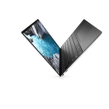 Notebook Dell XPS 13 9300, UHD+ Touch InfinityEdge, Procesor Intel® Core™ i7-1065G7 (8M Cache, up to 3.90 GHz), 16GB DDR4X, 1TB SSD, Intel Iris Plus, Win 10 Pro, Silver, 3Yr BOS