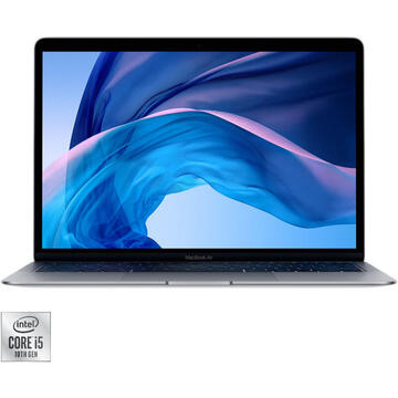 Notebook Laptop Apple MacBook Air 13 (2020) ecran Retina, procesor Intel® Core™ i5 1.1GHz, 8GB, 512GB SSD, Intel Iris Plus Graphics, Space Grey, INT KB