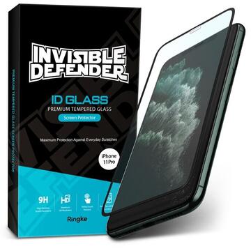 Folie sticla securizata Apple iPhone 11 Pro / XS Premium Ringke 3D Invisible Screen Defender
