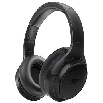 Casti On-Ear audio wireless active noise cancelling TaoTronics SoundSurge TT-BH060, Foldable, cVc 6.0, Negru