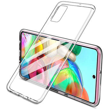 Husa Lemontti Husa Silicon Samsung Galaxy A71 Transparent