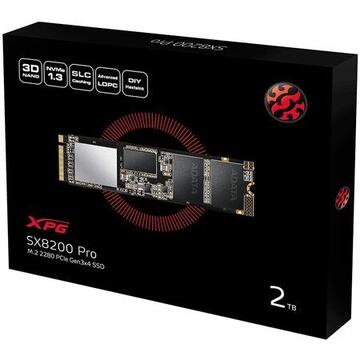 SSD Adata SX8200 PRO 2TB, PCI Express 3.0 x4, M.2