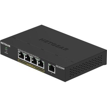 Switch Netgear GS305PP (Black)