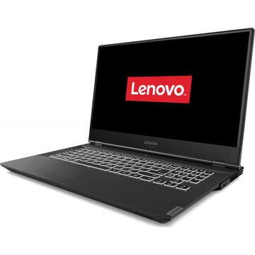 Notebook Lenovo Legion Y540, FHD IPS, Procesor Intel® Core™ i5-9300HF (8M Cache, up to 4.10 GHz), 8GB DDR4, 512GB SSD, GeForce GTX 1650 4GB, No OS, Black