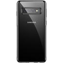 Husa Baseus Husa Silicon Shining Samsung Galaxy S10 Plus G975 Black (margini electroplacate)