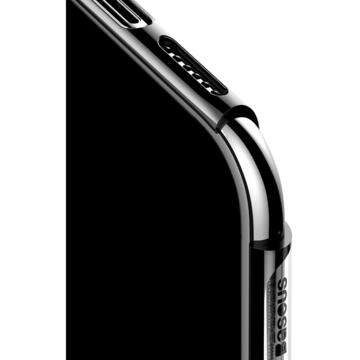 Husa Baseus Husa Silicon Shining iPhone 11 Black (margini electroplacate)