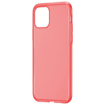 Husa Baseus Husa Liquid Silica Gel Protective iPhone 11 Pro Clear Red (anti-amprente)