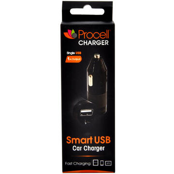 Procell Incarcator Auto USB 1A-T.Verde 0.02 lei/buc
