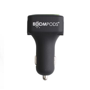 Boompods Incarcator Auto 6A Quad USB Black (4xUSB, led indicator, incarcare rapida)-T.Verde 0.1 lei/buc